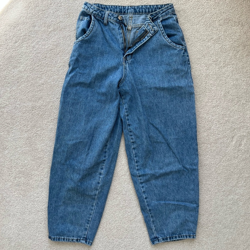 Straight leg jeans